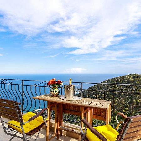 Sea View Apartment Between Nice And Monaco - 2 Вилафранк-сюр-Мер Екстериор снимка