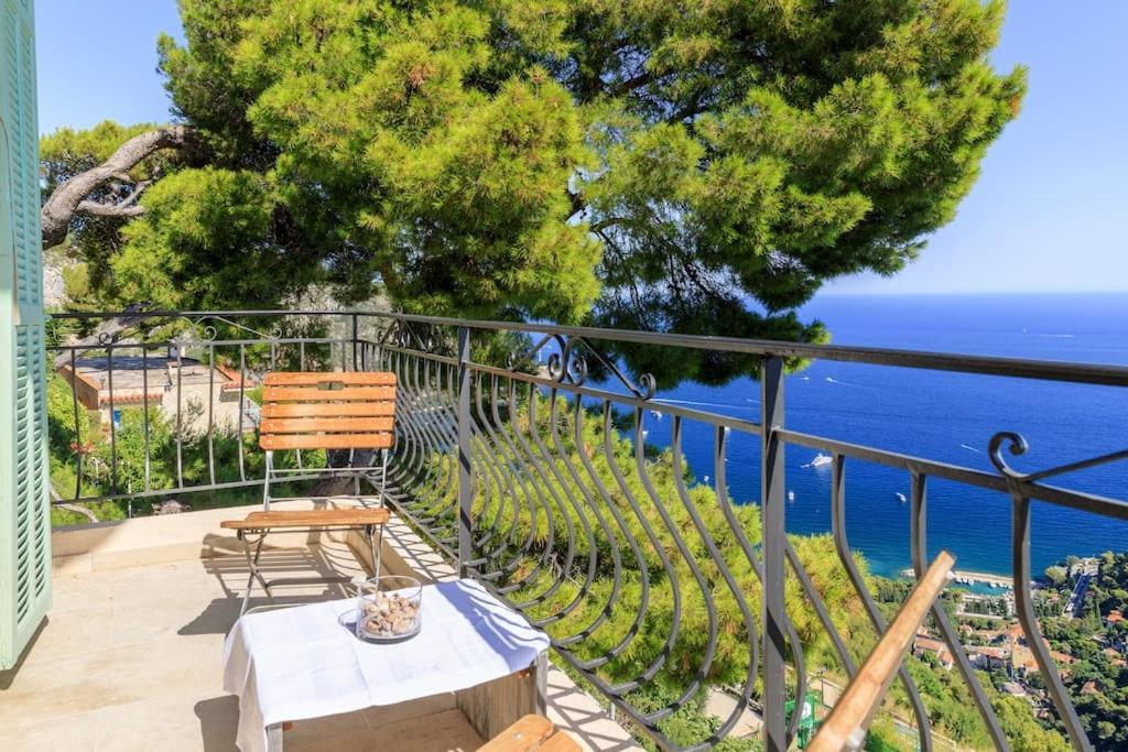 Sea View Apartment Between Nice And Monaco - 2 Вилафранк-сюр-Мер Екстериор снимка
