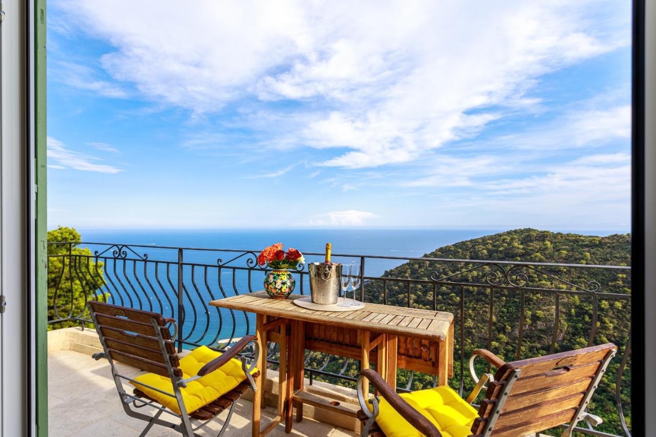 Sea View Apartment Between Nice And Monaco - 2 Вилафранк-сюр-Мер Екстериор снимка
