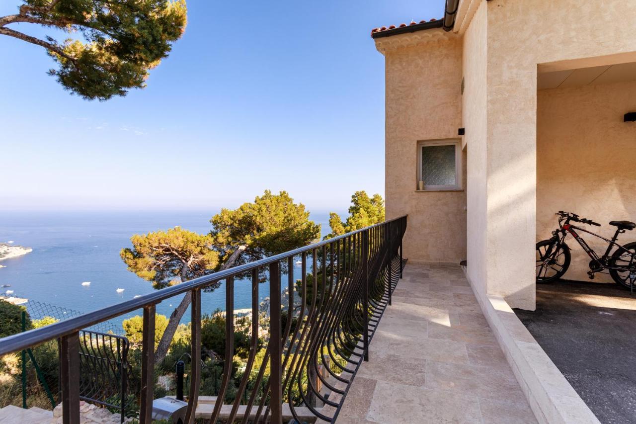 Sea View Apartment Between Nice And Monaco - 2 Вилафранк-сюр-Мер Екстериор снимка